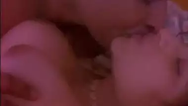 Busty Indian auntie get boobs fondled and pussy rubbed