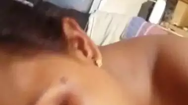 Point of view XXX video where Desi possessor of juicy tits sucks dick