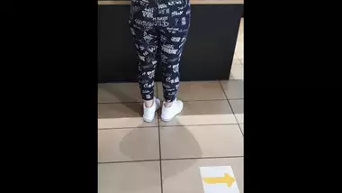 Step son fucking step mom in leggings in the car park of McDonald's
