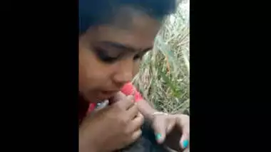 Cute Indian Village Girl Sucking